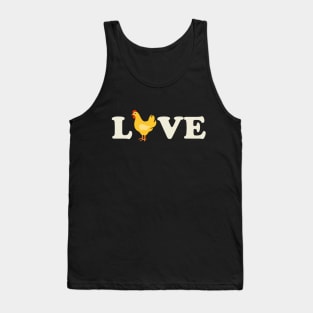 Love Chickens Tank Top